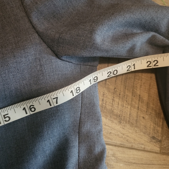 Blue textured two button relaxed fit Zara mens nwot blazer size 36 - Picture 9 of 14